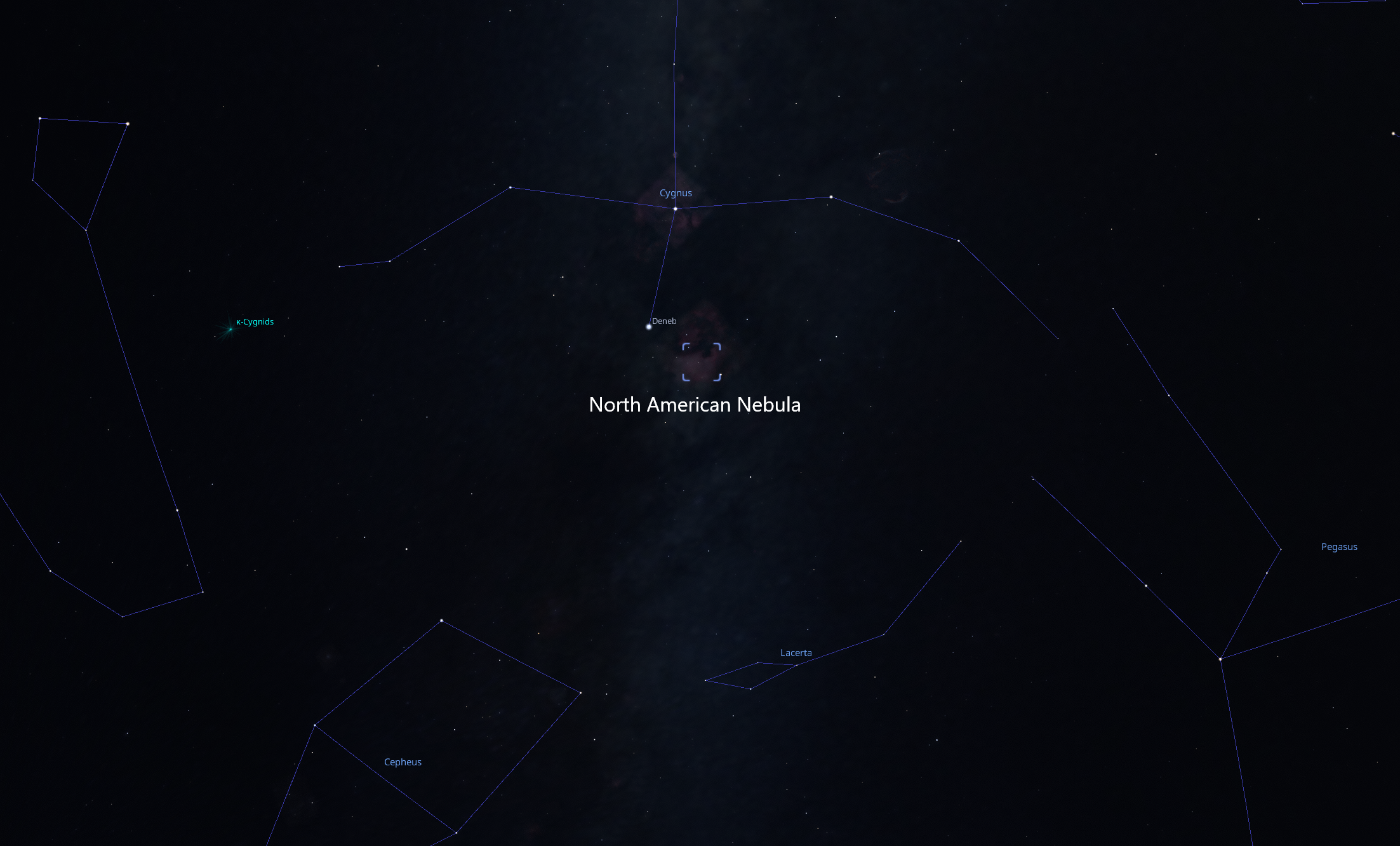 North American and Pelican nebula